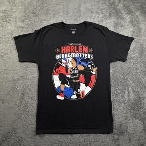 Harlem GlobeTrotters Basketball Shirt Champion Mens M World Tour Bball Crew Neck